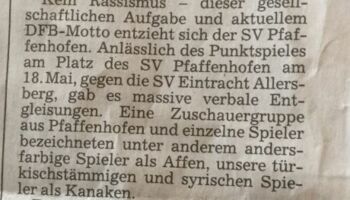Außerhalb des Vereins