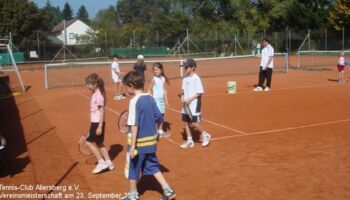 Vereinsmeisterschaft am 23.09.2007